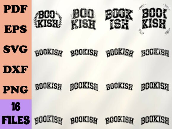 Floral Bookish SVG, Bookworm Book Lover