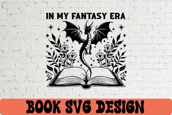 Floral Books Svg, Bookshelf Svg, Just on